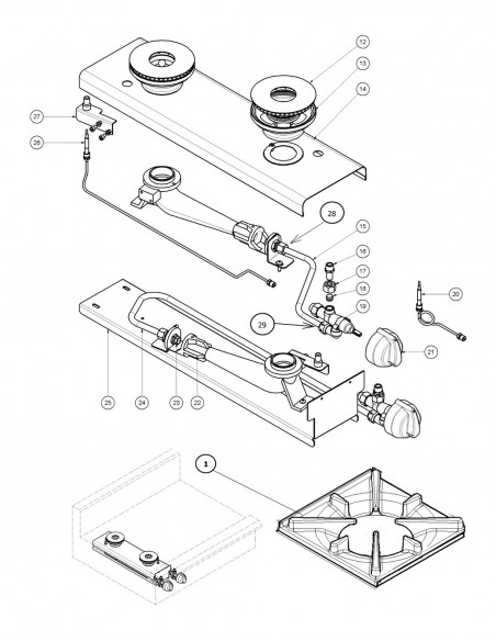 Parts List Range G506
